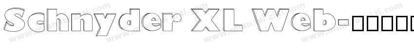 Schnyder XL Web字体转换